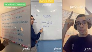 JOVEN USA TIKTOK PARA DAR CLASES DE MATEMÁTICAS