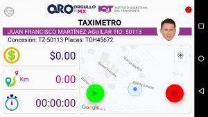 EN QUERÉTARO YA HAY TAXÍMETRO DIGITAL PARA USAR DESDE TU TELÉFONO